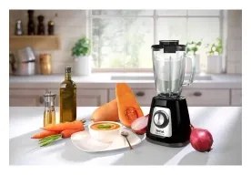 Tefal - Miscelatore da tavolo BLENDFORCE 800W/230V nero/acciaio inossidabile