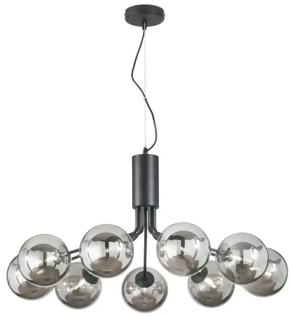 Lampadario Glamour Honey nero  9x G9 Ø83.4cm LUCE AMBIENTE DESIGN