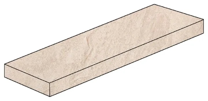 Piastrella da pavimento e rivestimento esterno 30 x 60 cm Sp. 9.5 mm rettificato Patagonia angolo in gres naturale beige opaco traffico medio (pei 2/5)