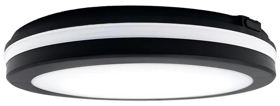 Top Lampada - Lampada LED da bagno COMET LED/24W/230V IP54 diametro 30 cm nero