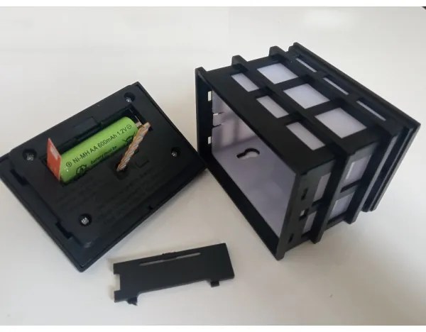 Lampada da parete solare a LED con sensore crepuscolare LED/1,2 V 600 mAh IP44