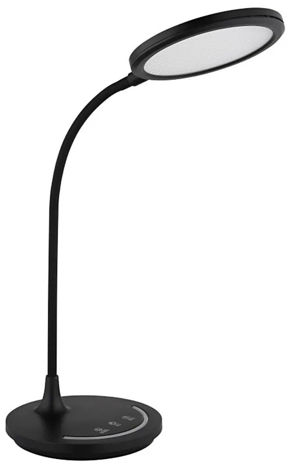 Globo 58483 - Lampada da tavolo touch dimmerabile KENNY LED/12W/230V nera