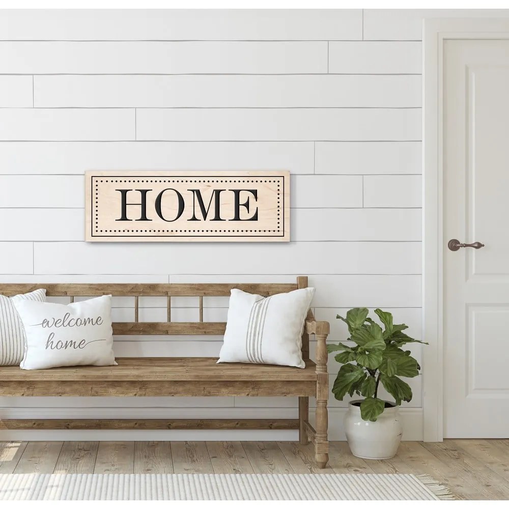 Decorazione da parete Home, 25 x 70 cm - Styler