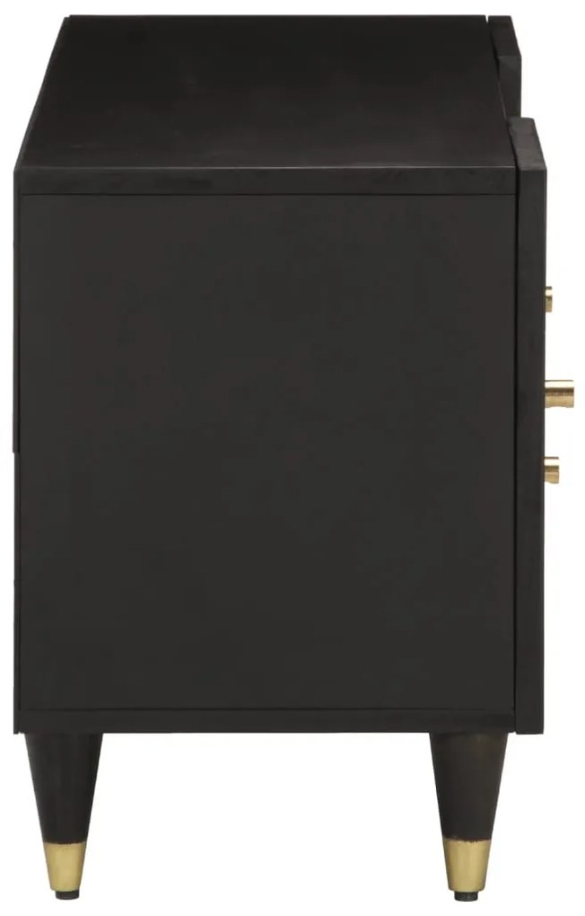Mobile porta tv 105x33x46cm in legno massello di mango