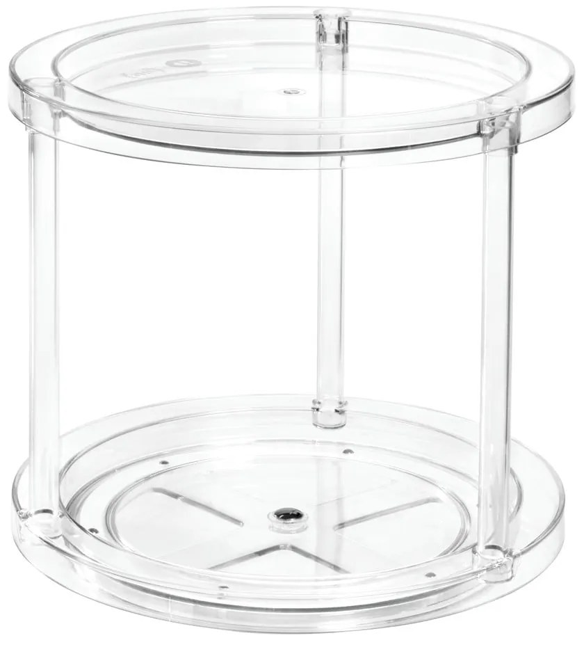 IDesign The Home Edit supporto rotante rotondo per contenitori a due livelli, ⌀ 24,1 cm - iDesign/The Home Edit
