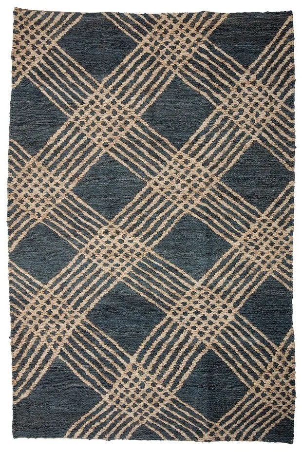 Tappeto color antracite in iuta 150x245 cm Cat – Bloomingville