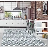 Tappeto in Vinile Lavabile, Antigraffio, Adatto ad ogni Ambiente Summer Tiles - 150x150