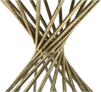 Tavolino rotondo da caffè Hypnos Ø42X50 cm con piano in vetro