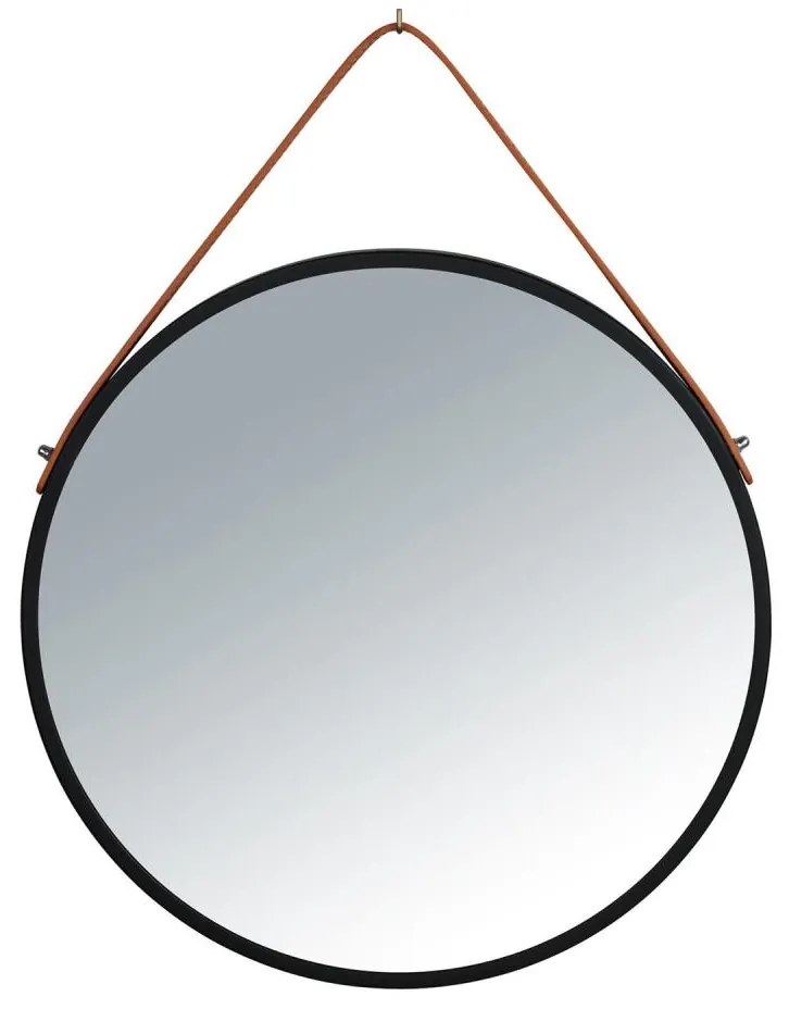 WENKO 24424100 - Specchio BORRONE 40x40 cm nero/argento