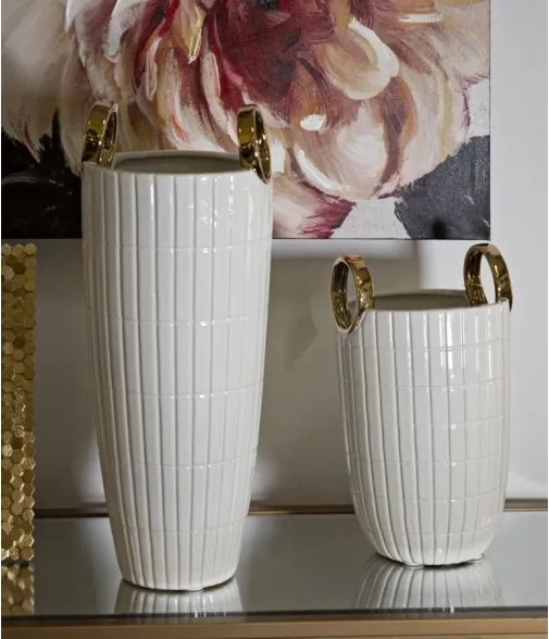 Vaso Ceramica Shopping Cm Ø 18X45