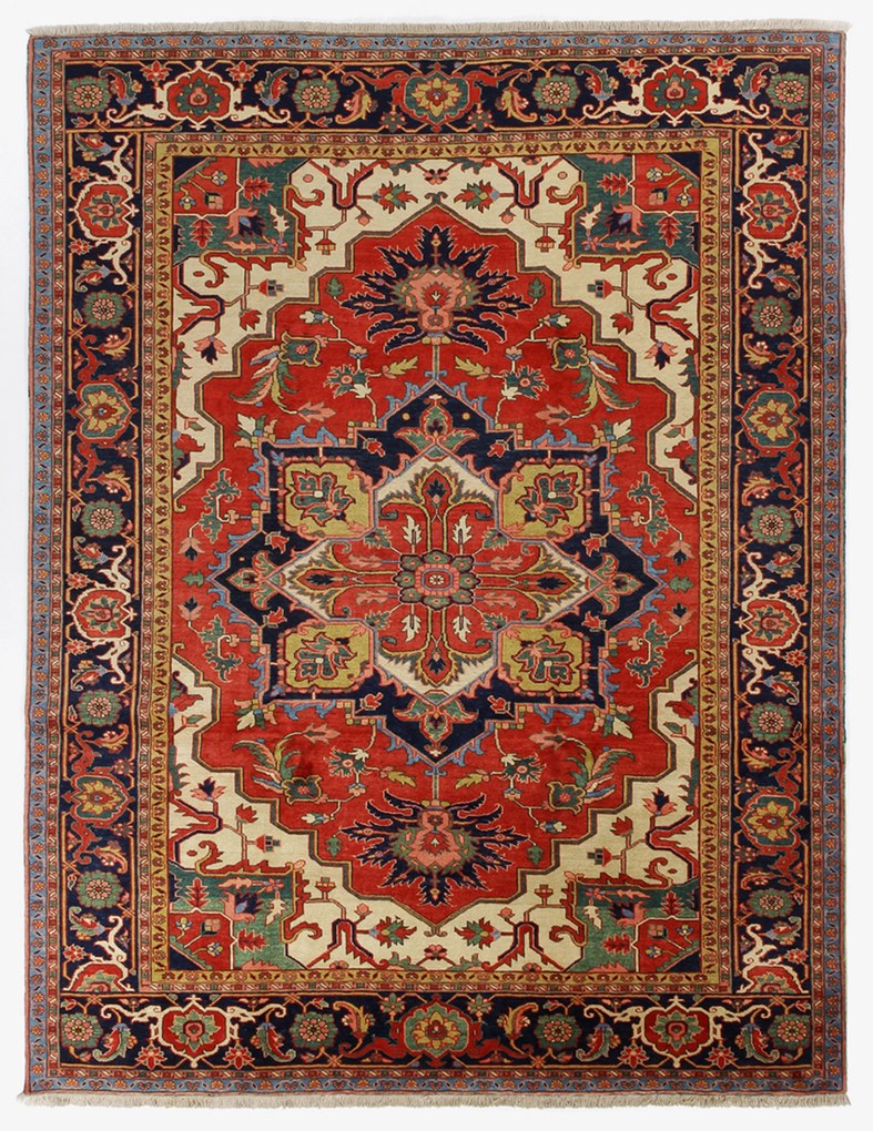Heriz Tappeto 250 x 330 (Iran) Annodato A Mano