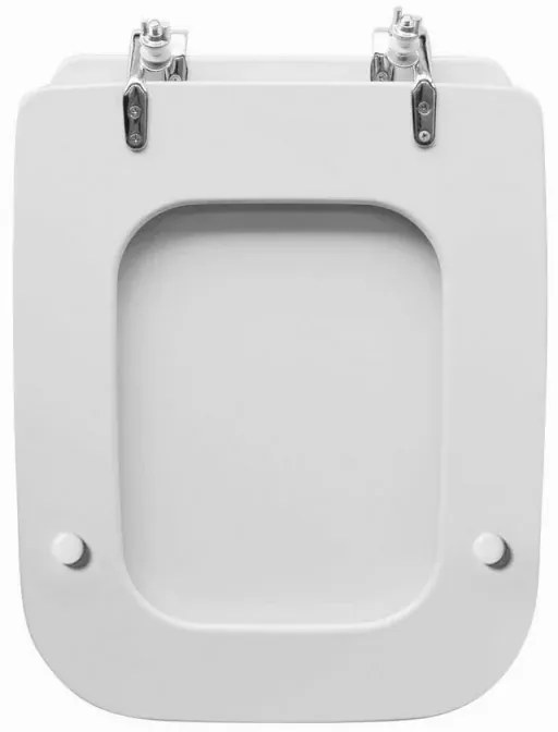 Copriwater serie Conca colore Bianco Ideal Standard legno rivestito e cerniere in acciaio