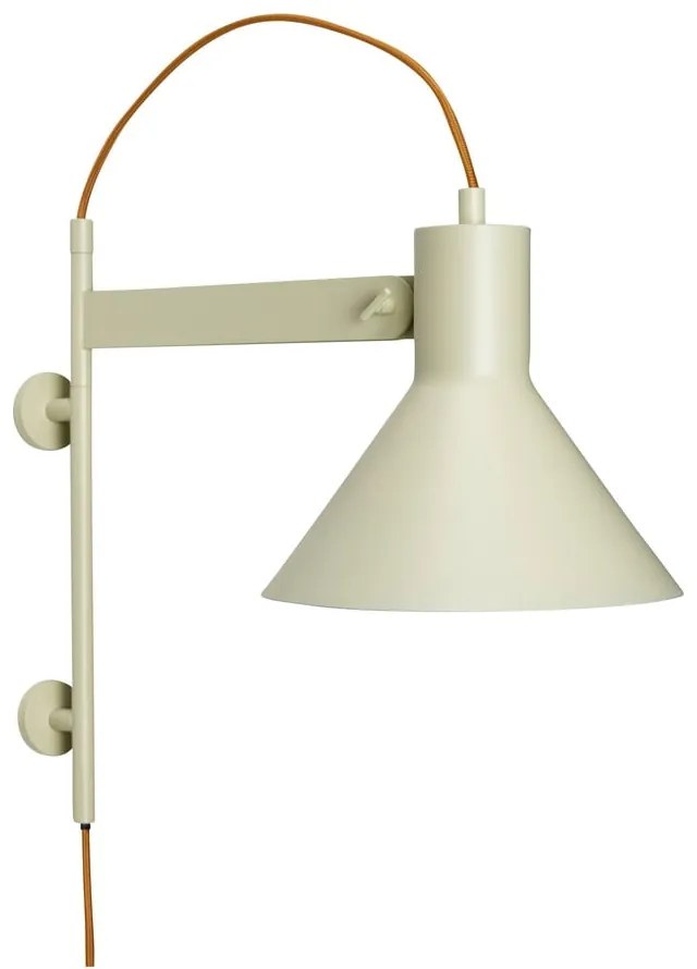 Lampada da parete verde chiaro Studio - Hübsch