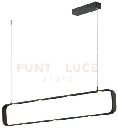 Lampadario a sospensione led moka marrone 45w 3780lm 3000k dimmerab...