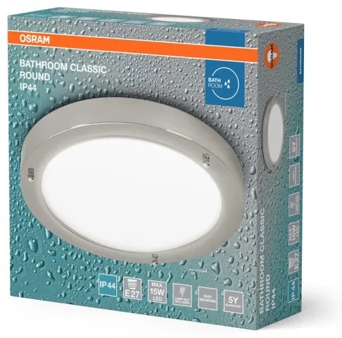 Osram - Plafoniera per bagno BATHROOM CLASSIC 1xE27/15W/230V IP44