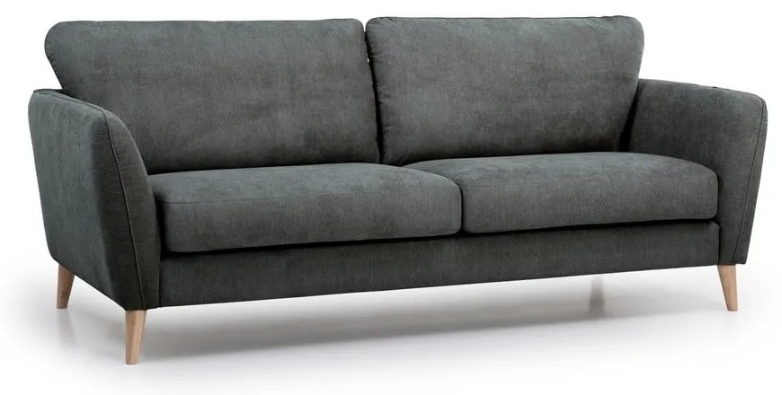 Divano nero e grigio 206 cm Oslo - Scandic