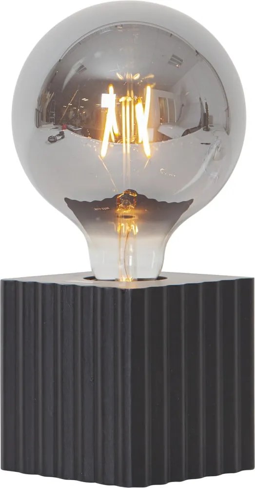 Piede di lampada nero 10 cm Box - Star Trading