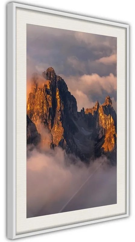 Poster  To Reach the Clouds  Cornice Quadri Cornice nera con pass-partout, Larghezza x Altezza Home decor 30x45