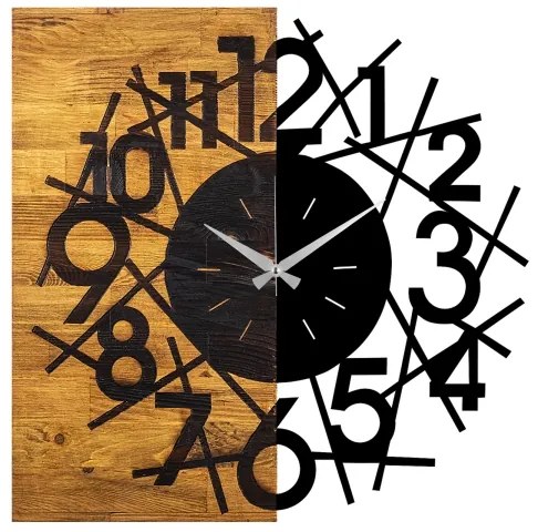 Orologio da parete 59x58 cm 1xAA legno/metallo