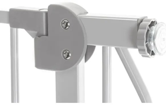 Lionelo - Cancello sicurezza TRUUS SLIM LED 1xAAA grigio