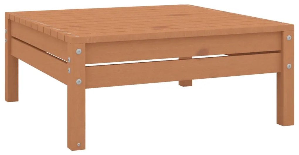 Set Salotto da Giardino 13 pz in Legno Massello di Pino Miele