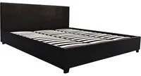 Letto doppio in PVC Carla 180x200 colore nero