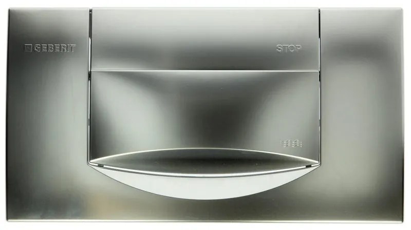 Placca di comando per wc sospeso GEBERIT Jazzlline cromo satin