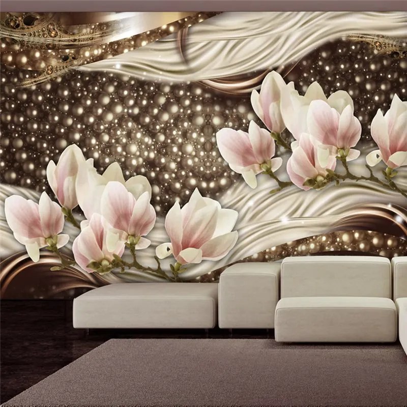 Fotomurale  Pearls and Magnolias  Colore Rosa, Dimensioni e Misure 150x105