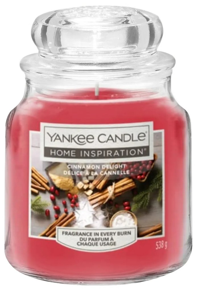 Cinnamon Delight, candela in giara media Yankee Candle