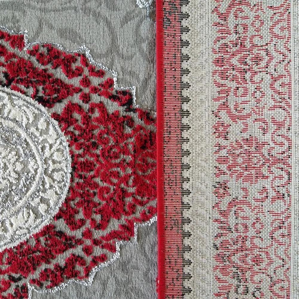 Tappeto rosso esclusivo in stile vintage Larghezza: 200 cm | Lunghezza: 290 cm