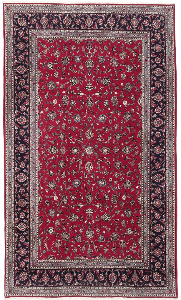 Kashan Tappeto 330x200 (Iran) Annodato A Mano