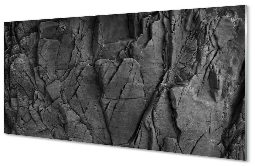 Quadro acrilico Astrazione della struttura in pietra 100x50 cm