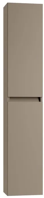 Colonna per mobile bagno Kora 2 ante P 27 x L 30 x H 160 cm laccato opaco nocciola