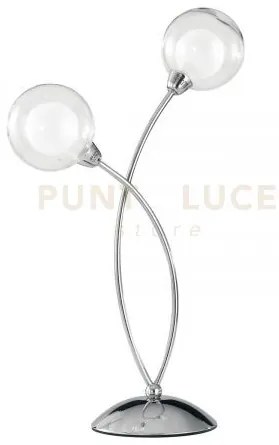 Lume blog cromo 2 luci attacco g9 28x48cm diffusore sferico doppio ...