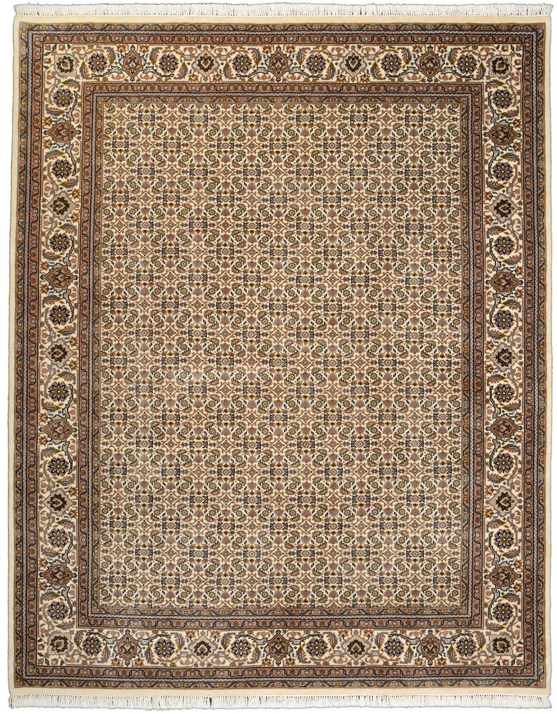 Bidjar Tappeto 250x200 Beige (Indian) Annodato A Mano