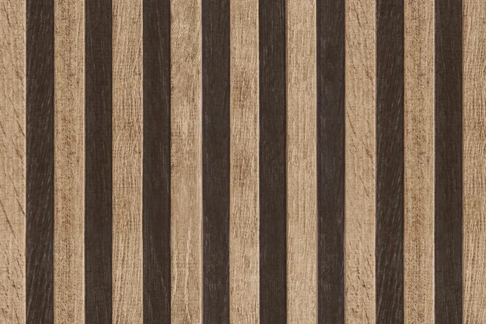 Carta da parati – Imitazione legno bicolore