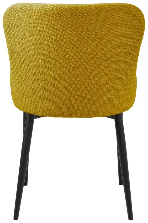 Sedia da pranzo gialla Ontario - Unique Furniture