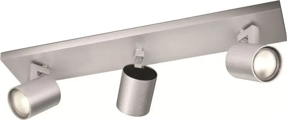 Philips 53093/48/12 - Faretto LED RGBW dimmerabile RUNNER 3xGU10/4,8W/230V cromo + telecomando