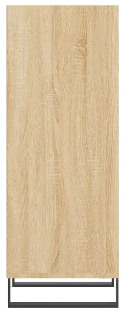 Credenza rovere sonoma 34,5x32,5x90 cm in legno multistrato