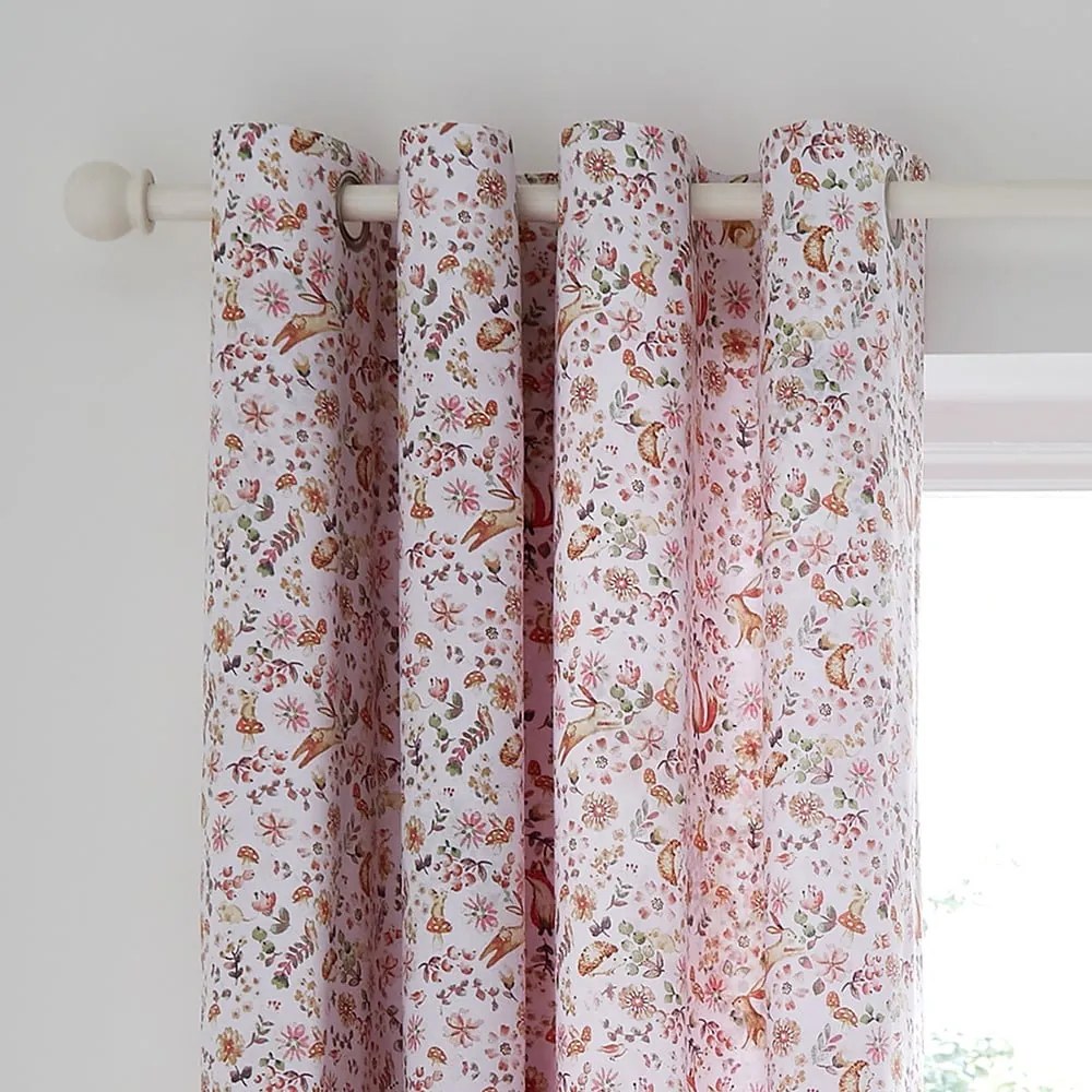 Tenda per bambini rosa 2 pz 168x183 cm Enchanted Butterfly – Catherine Lansfield