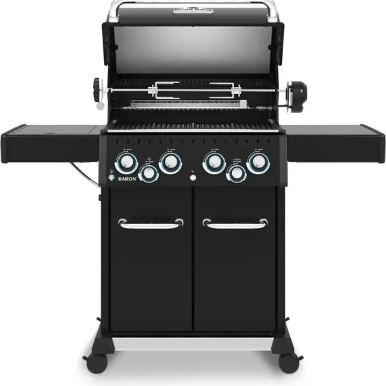 Broil King Baron 490 IR Shadow Barbecue A Gas Con Girarrosto
