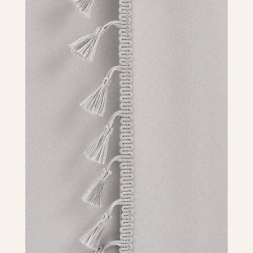 Tenda Lara grigio chiaro per nastro con nappe 140 x 250 cm