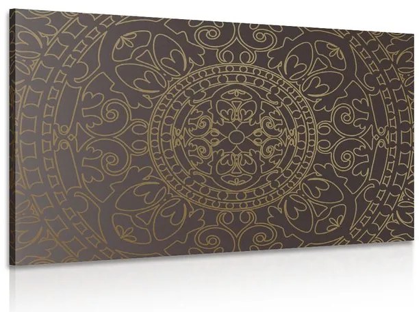 Quadro su tela – Ornamento orientale dorato