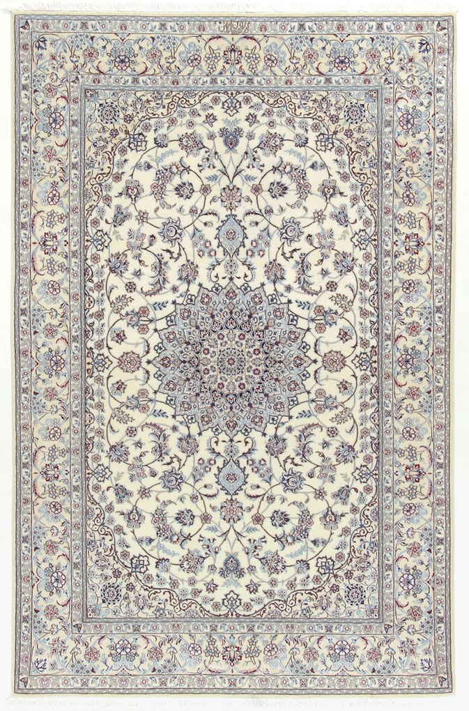 Nain Tappeto 210x130 (Iran) Annodato A Mano