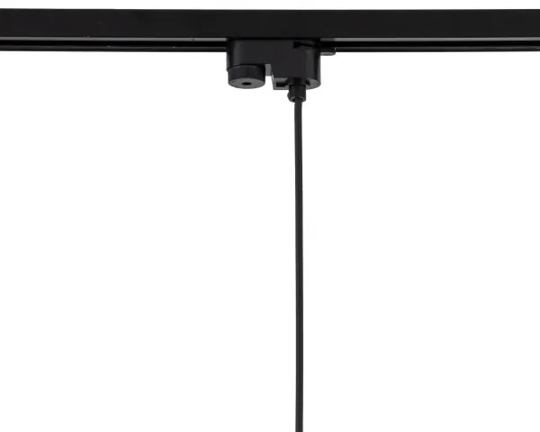 Lampadario su filo per sistema a binario TRACER 1xE27/15W/230V diametro 38 cm nero/marrone