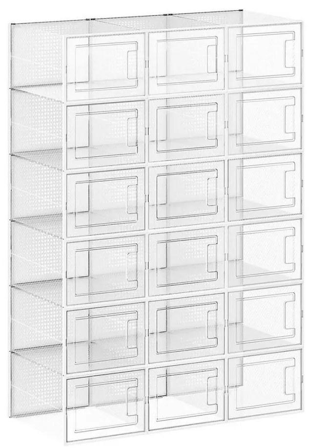 Scaffale modulare con scomparti BOXIFY bianco