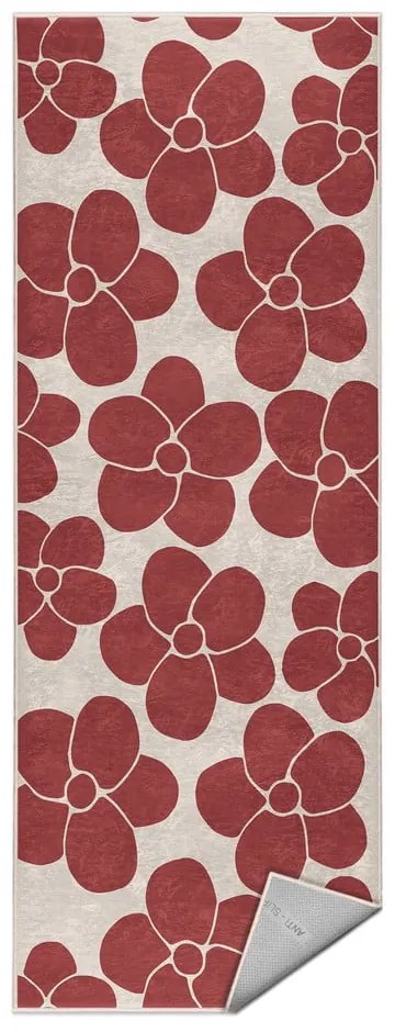 Passatoia rossa lavabile 60x230 cm Red Meadow – Mila Home