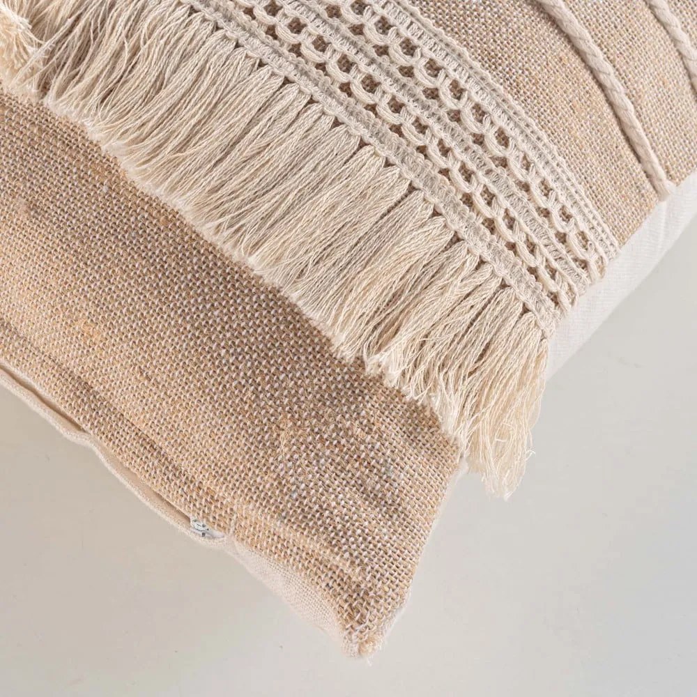 Cuscino decorativo in misto iuta 45x45 cm Cirrus – douceur d'intérieur