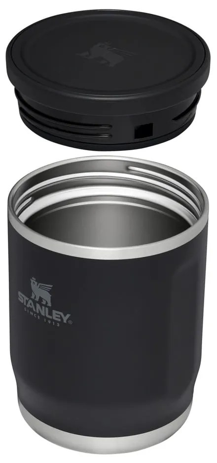 Borraccia termica nera in acciaio inox 530 ml Adventure To-Go Black – Stanley