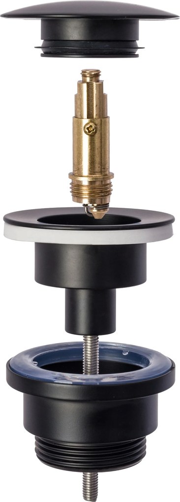 Tappo per lavabo universale klik-klak Rea Old Black
